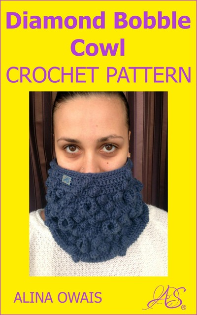 Smashwords Diamond Bobble Cowl Crochet Pattern A Book By Alina Owais