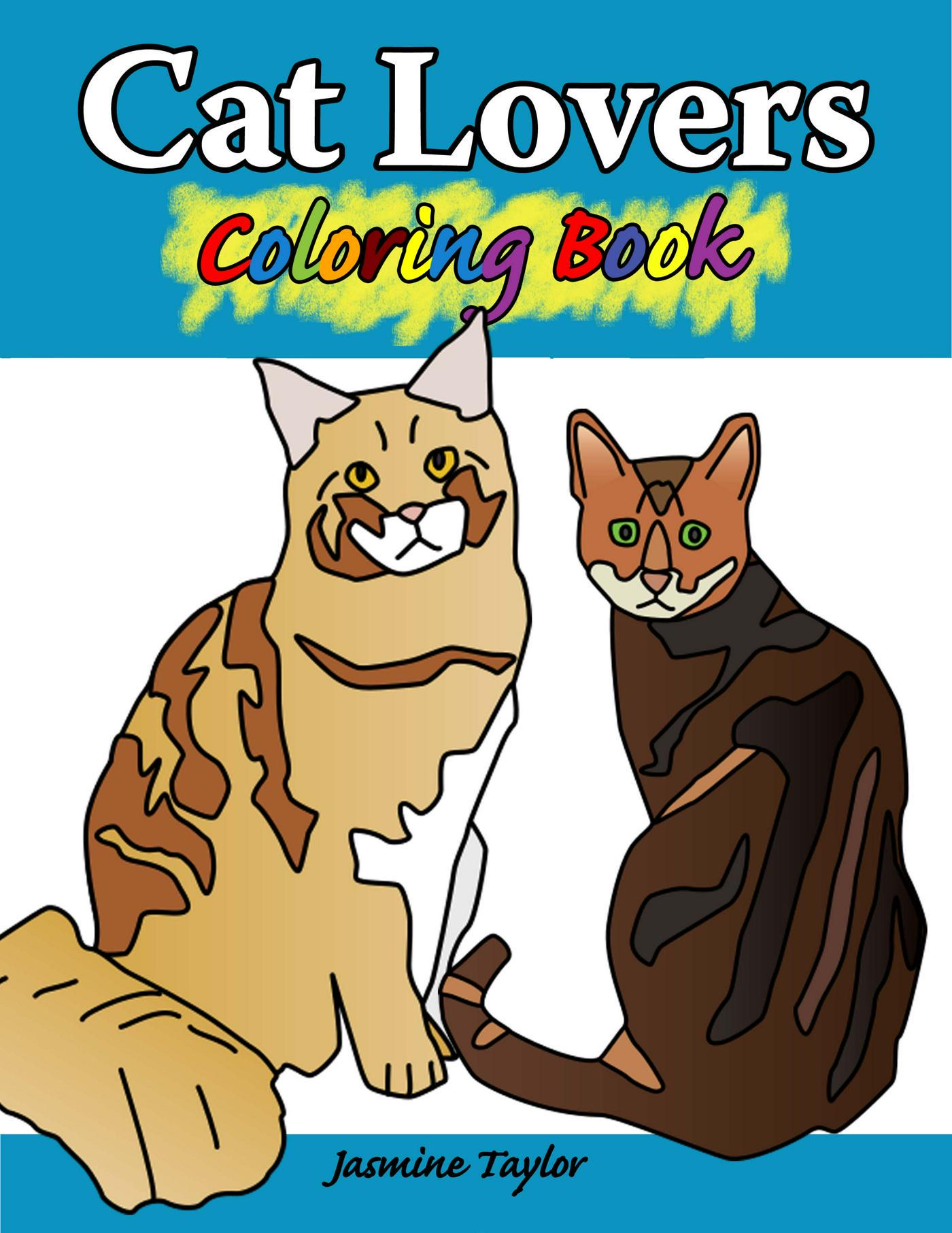 Smashwords Cat Lovers Coloring Book a book by Jasmine Taylor