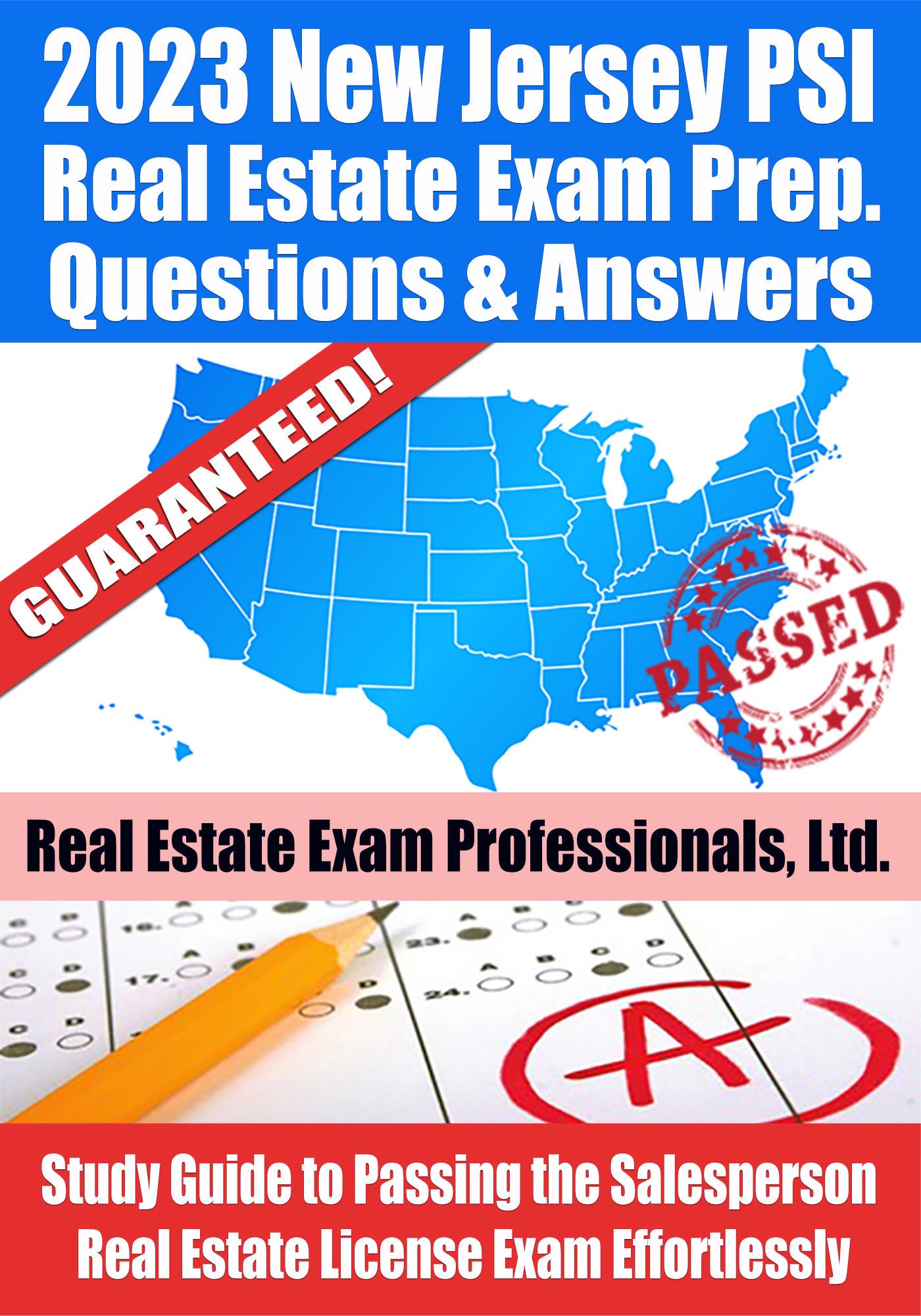 Smashwords 2023 New Jersey PSI Real Estate Exam Prep Questions