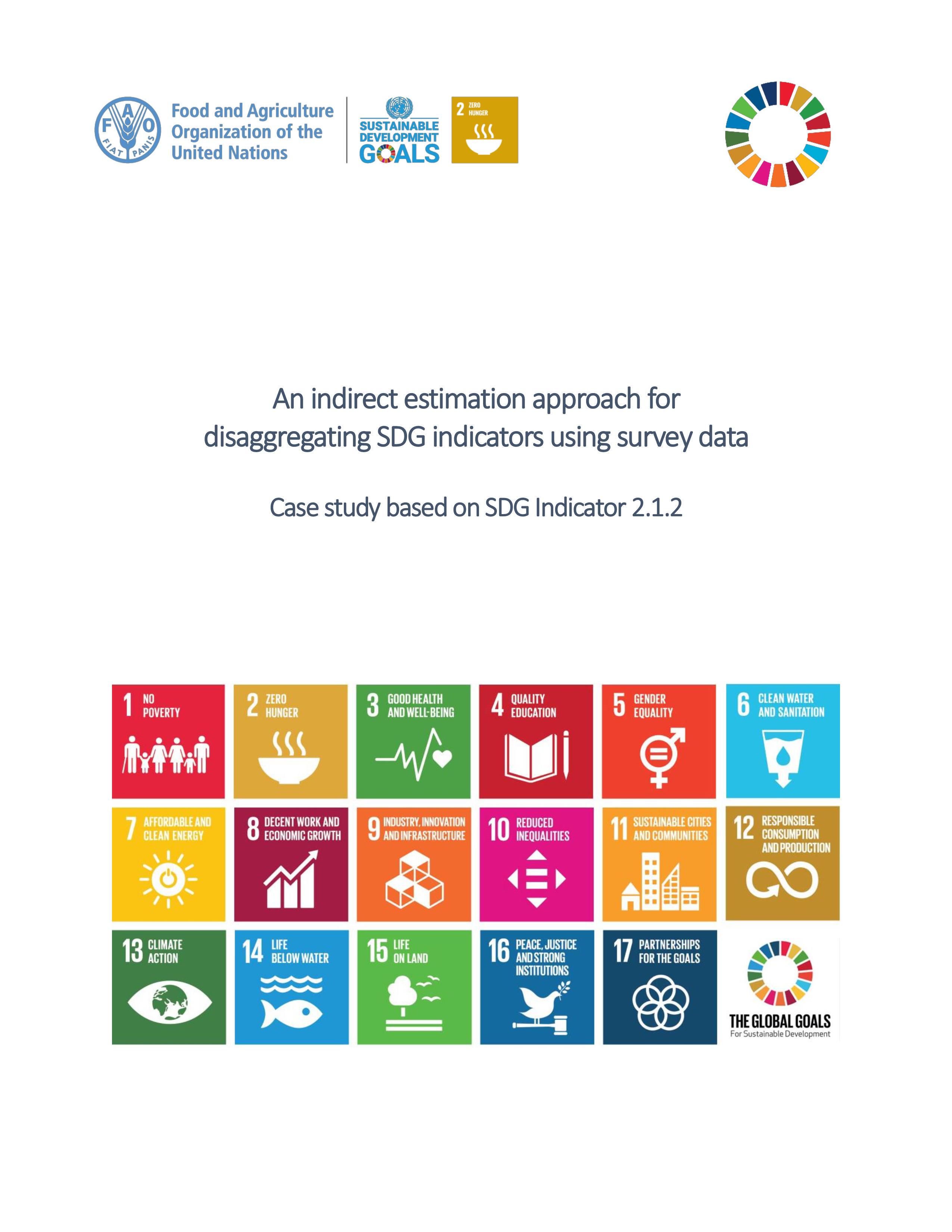 Smashwords An Indirect Estimation Approach for Disaggregating SDG