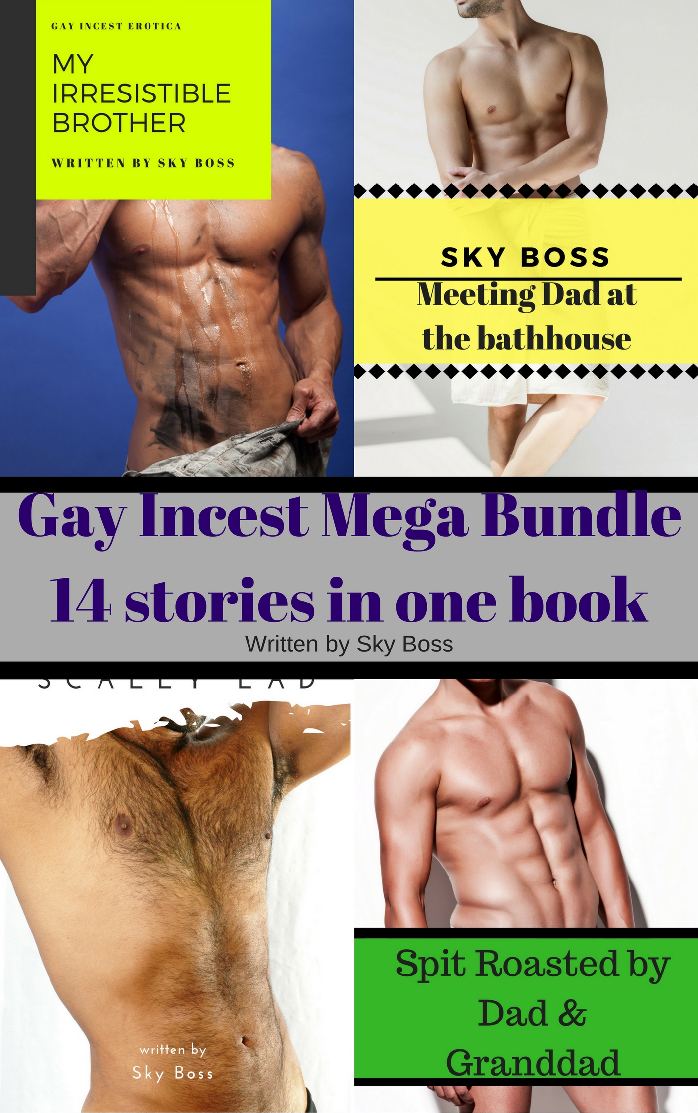 1410px x 2250px - Smashwords â€“ Gay Incest Mega Bundle (14 Stories in One Book) â€“ a book by  Sky Boss