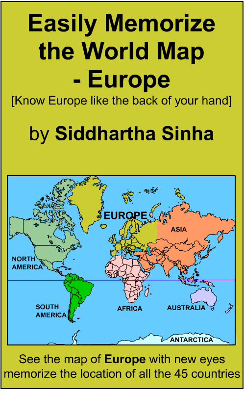 Smashwords Easily Memorize The World Map Europe A Book By Siddhartha Sinha