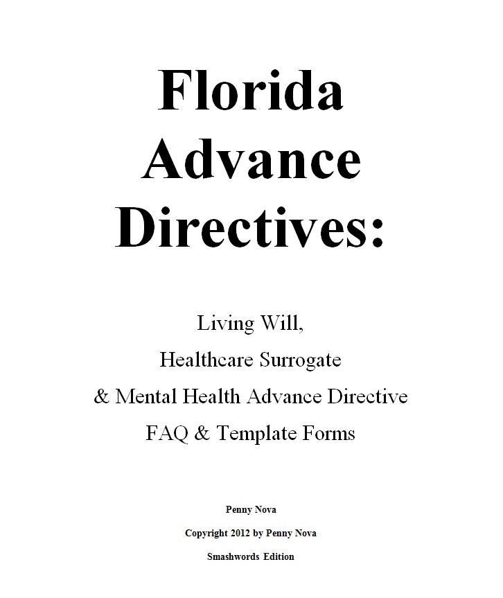 Smashwords - Florida Advance Directives: Living Will ...