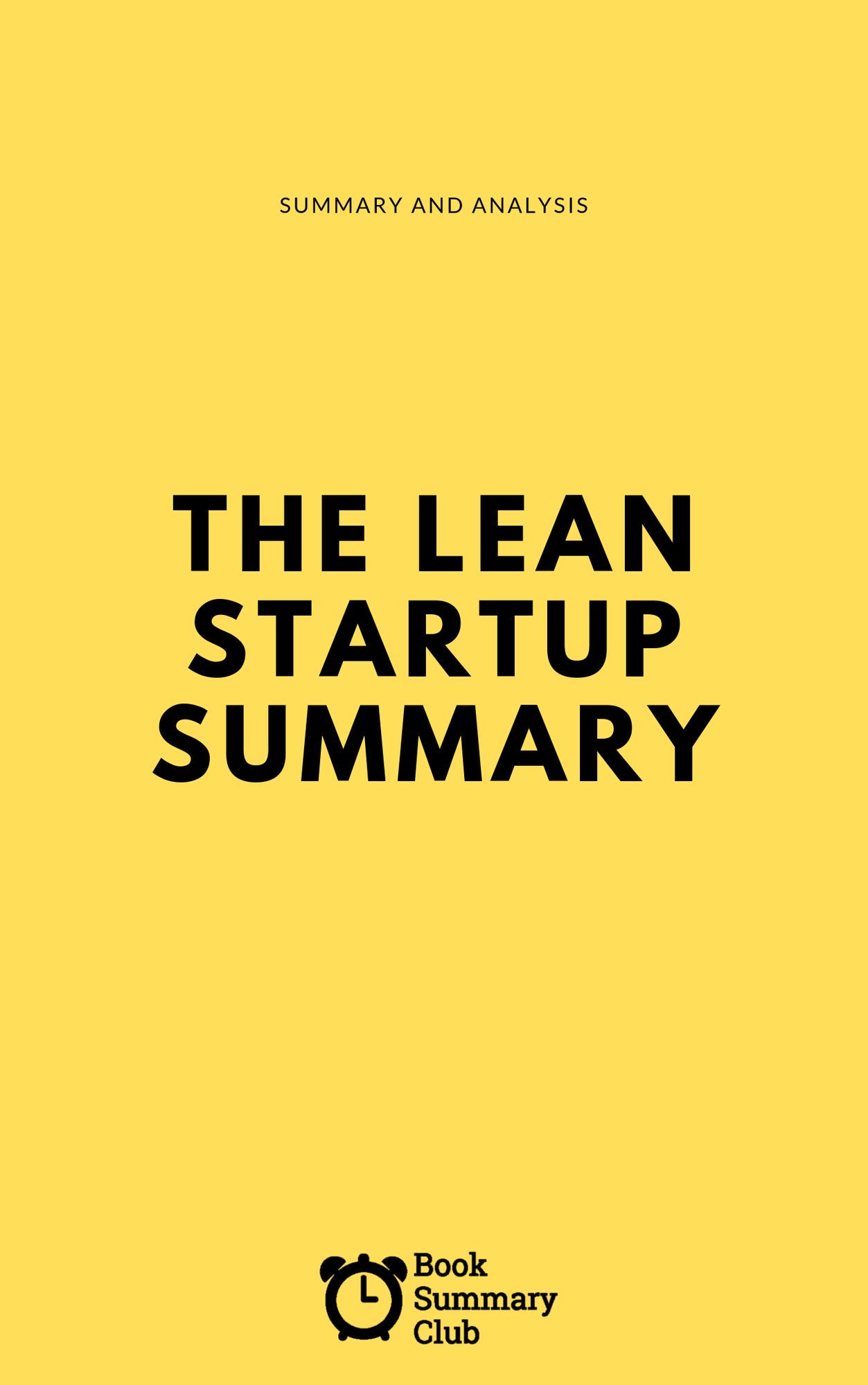 Smashwords – The Lean Startup Summary – A Book By Vince Massara