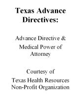 Texas advance directive repository