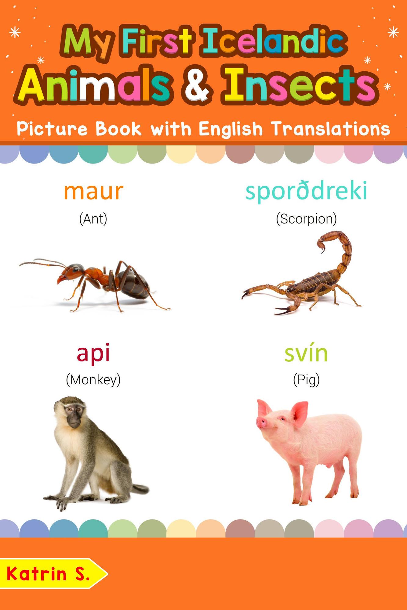 Smashwords – My First Icelandic Animals & Insects Picture Book with ...