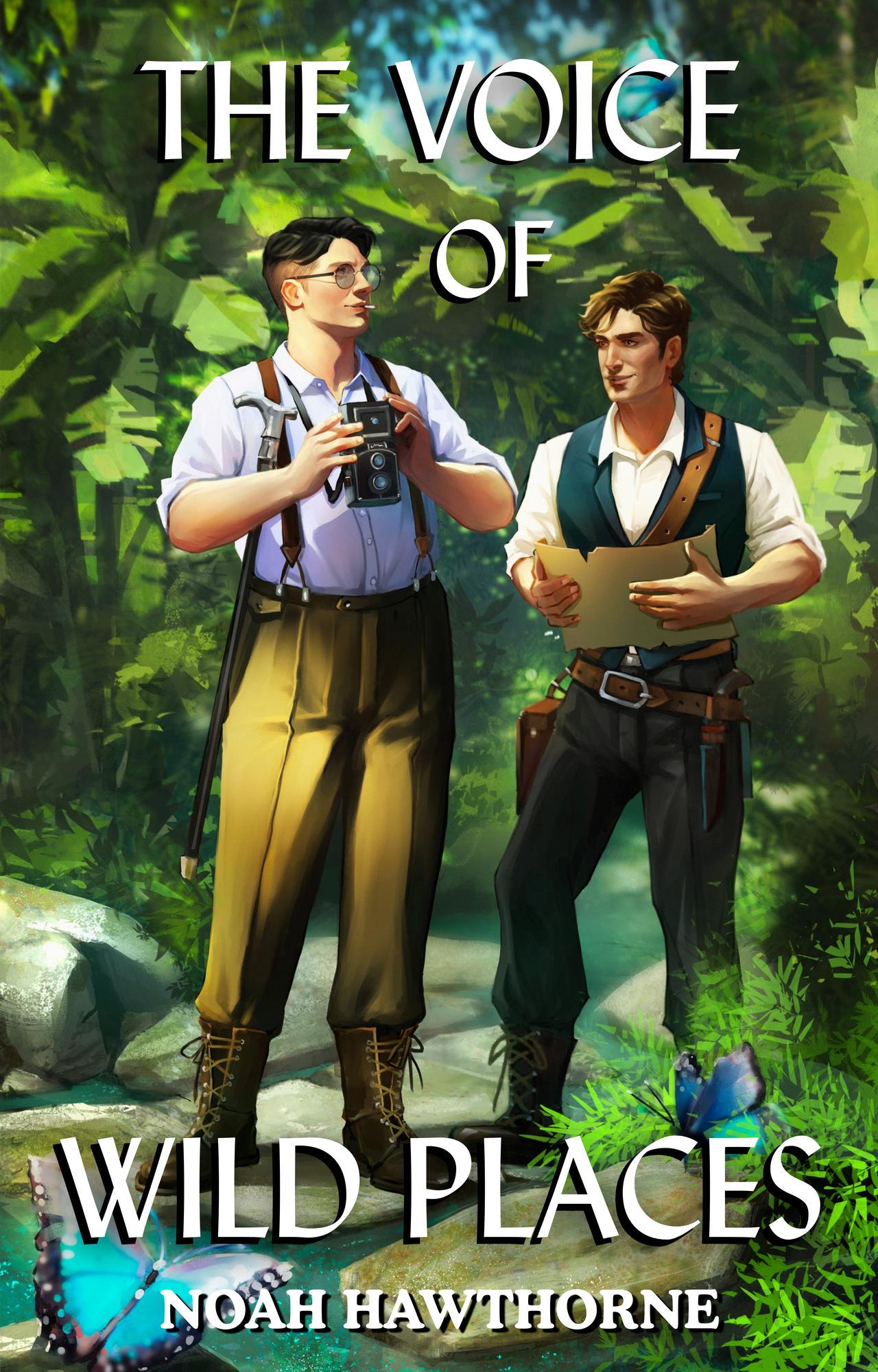 book cover for The Voice of Wild Places
