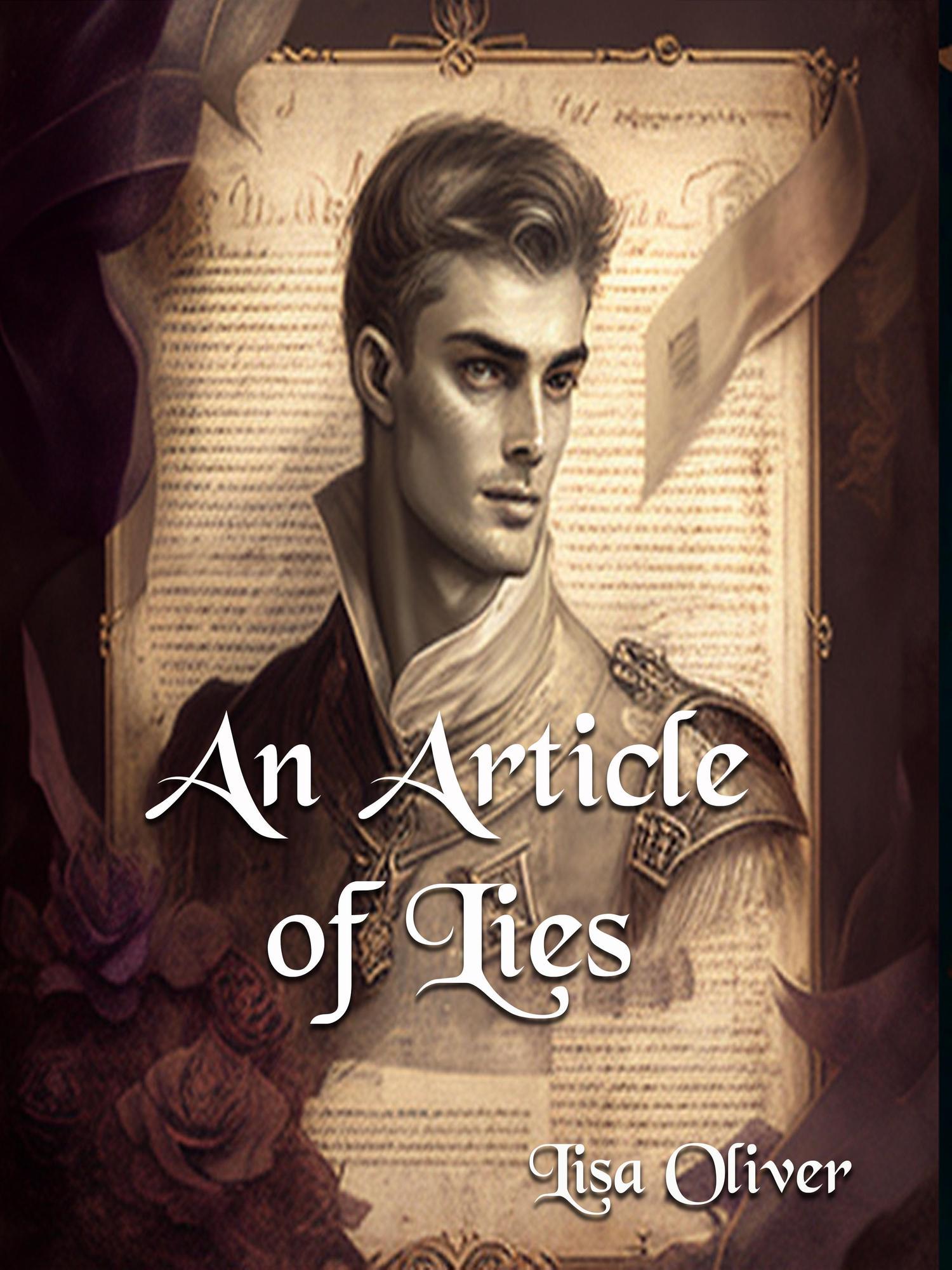 book cover for An Article of Lies"