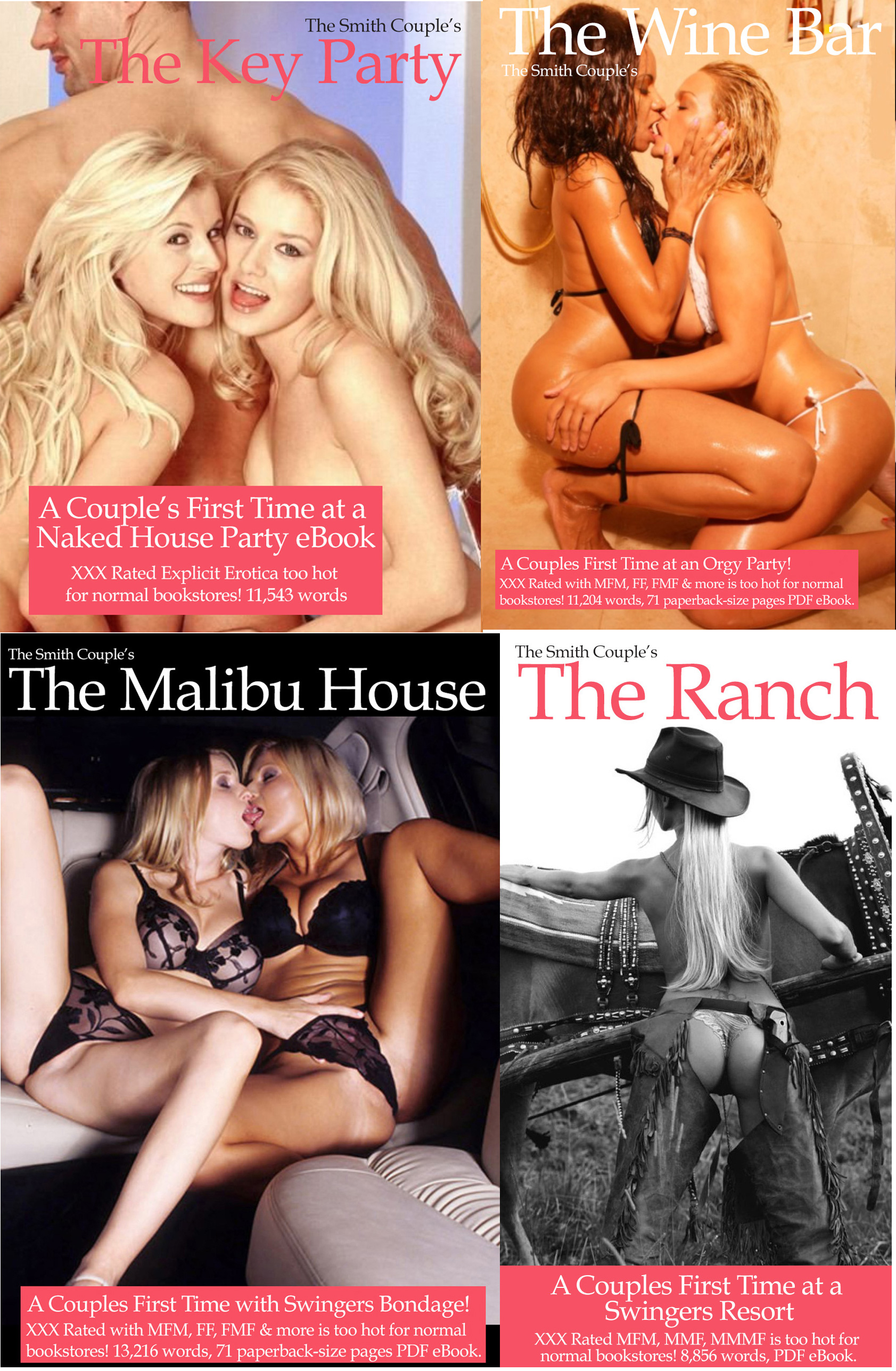 Smashwords – Four-Book Erotica Combo Orgy Set The Smith Couples Explicit Stories – a book by The Smith Couple