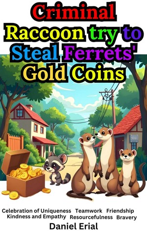 Smashwords – Criminal Raccoon try to Steal Ferrets' Gold Coins