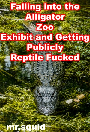 Falling into the Alligator Zoo Exhibit and Getting Publicly Reptile Fucked