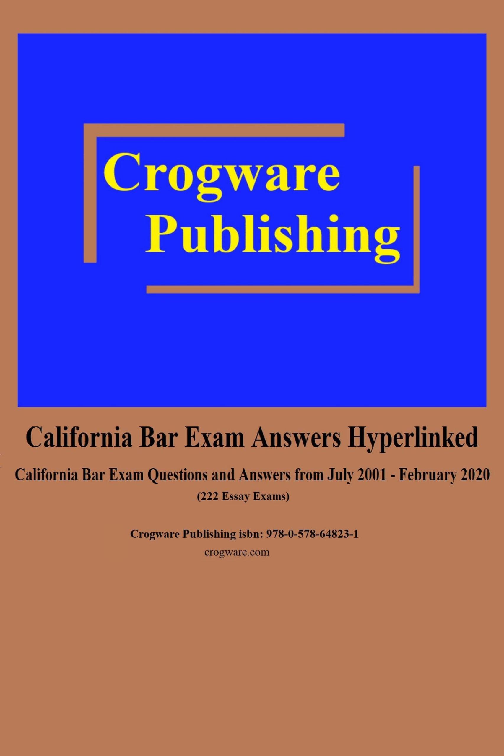 Smashwords California Bar Exam Answers Hyperlinked A Book By Craig smashwords-california-bar-exam-answers-hyperlinked-a-book-by-craig