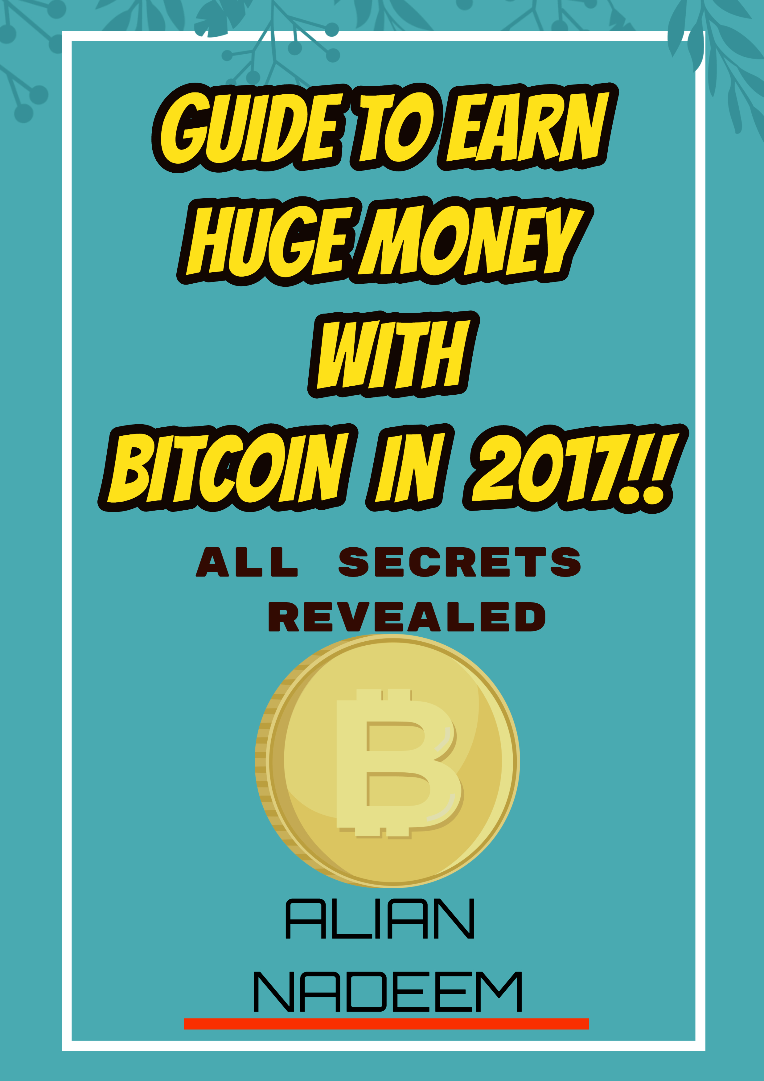 Guide To Earn Huge Money With Bitcoin In 2017 An Ebook By Alian Nadeem - 