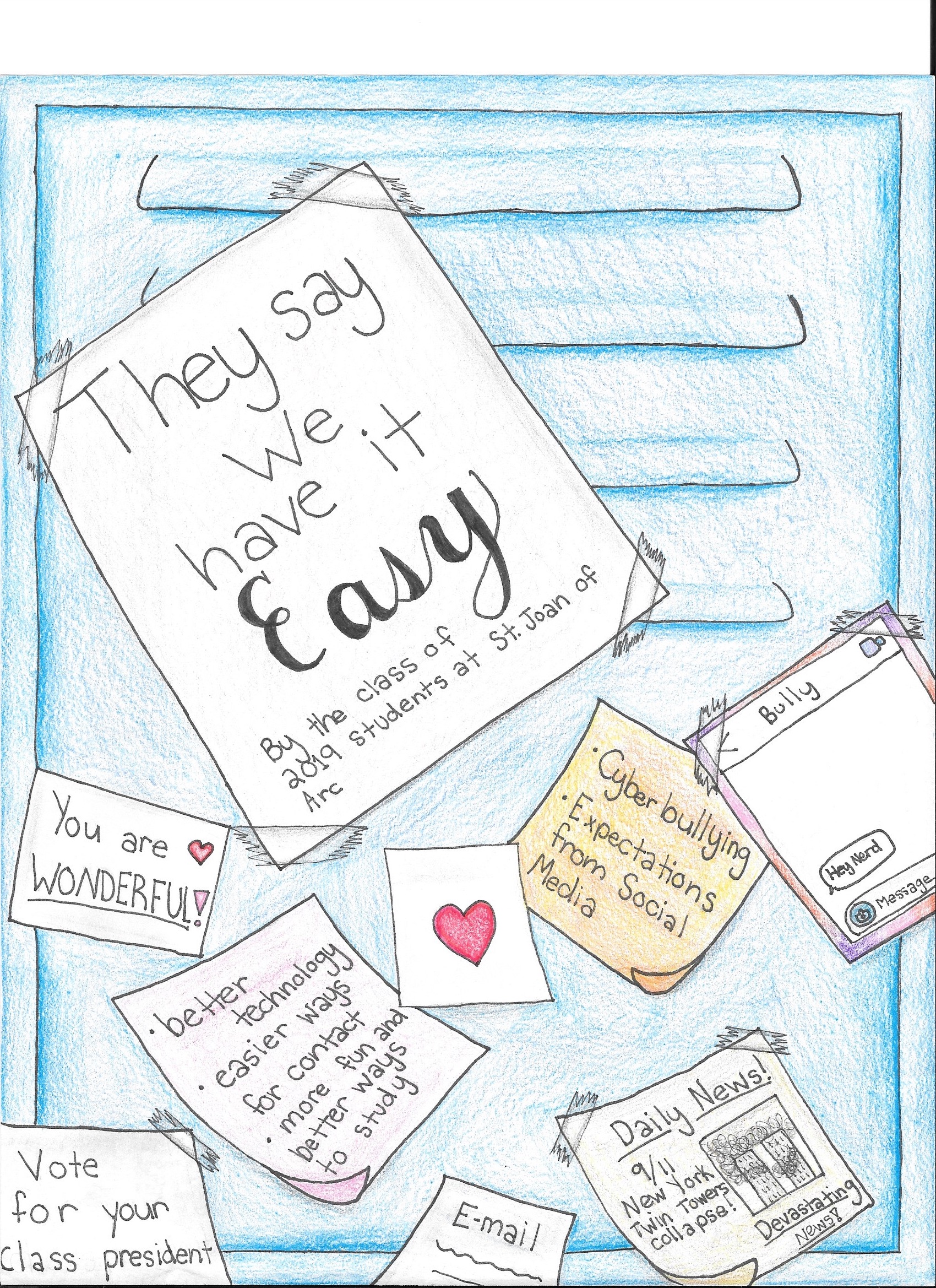 Cyber Bullying Drawing Easy - bullying