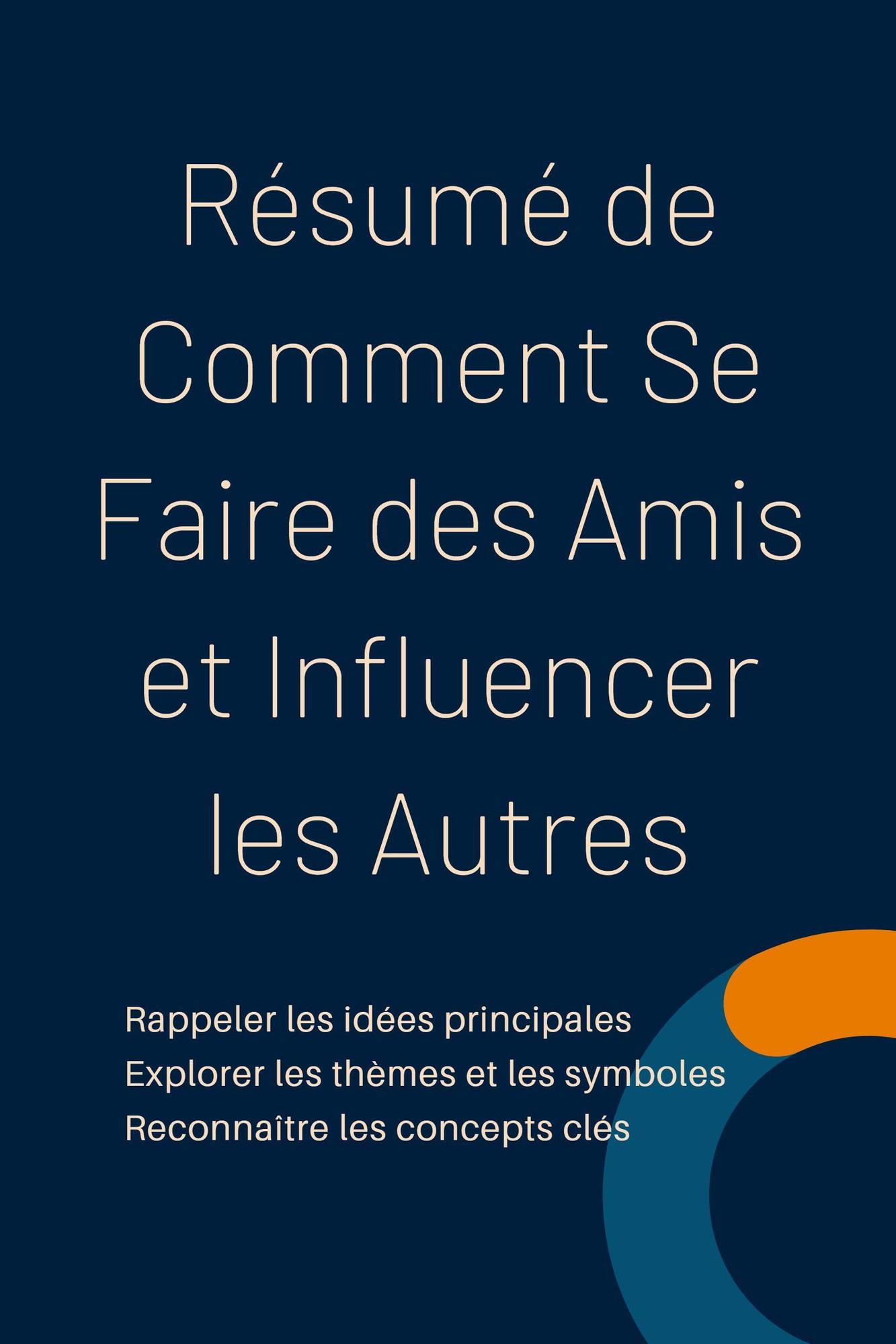 Smashwords – Résumé de Comment Se Faire des Amis et Influencer les ...