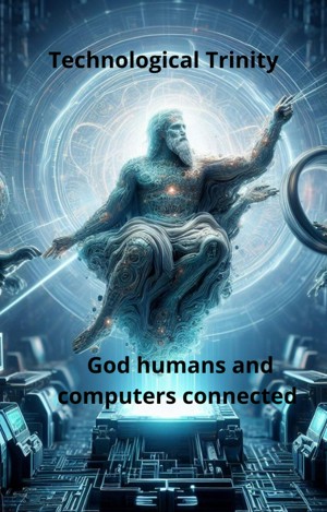 Smashwords – Technological Trinity God Humans computers connected