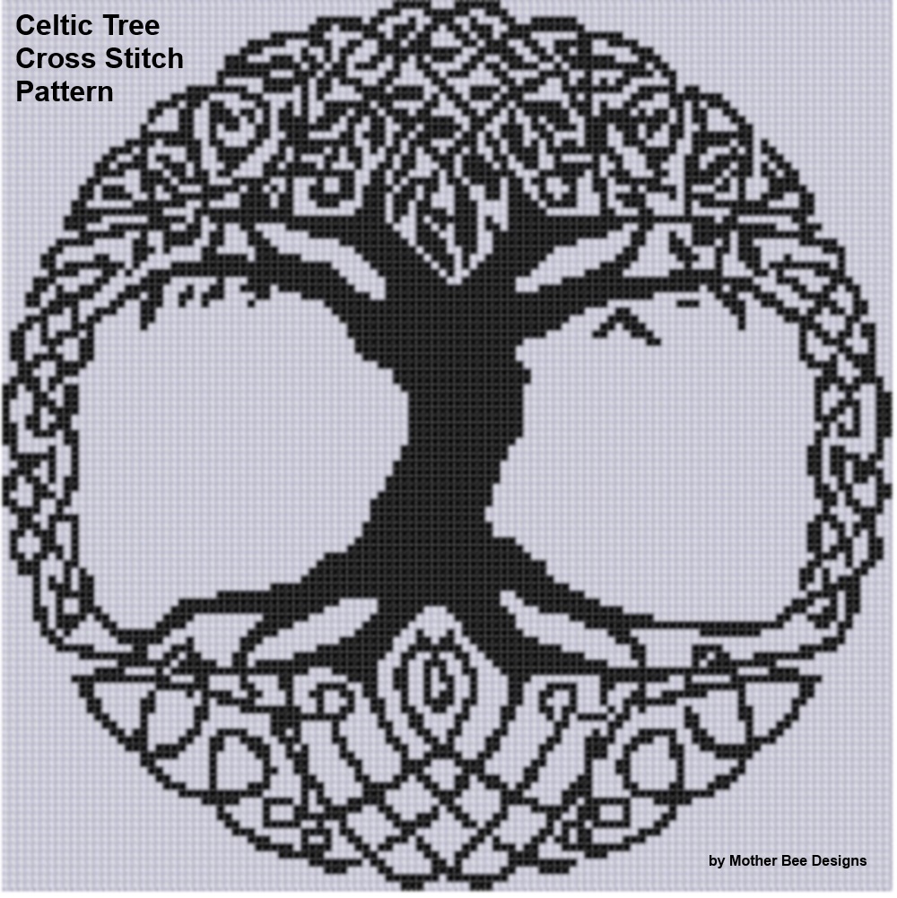 Smashwords Celtic Tree Cross Stitch Pattern A Book By Mother Bee Designs