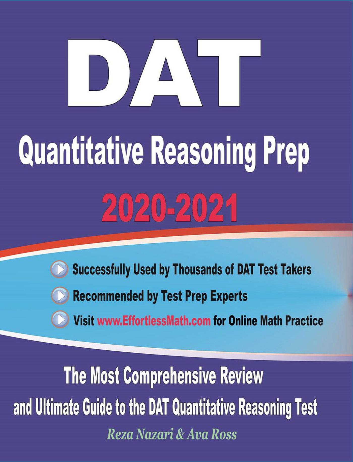 Smashwords DAT Quantitative Reasoning Prep 20202021 The Most