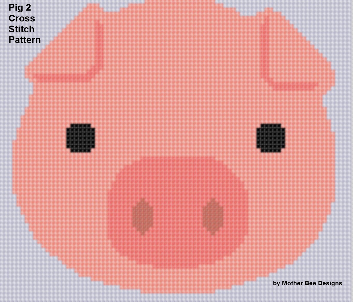 Smashwords Pig 2 Cross Stitch Pattern A Book By Mother Bee Designs