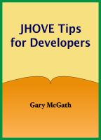 cover image for JHOVE Tips for Developers