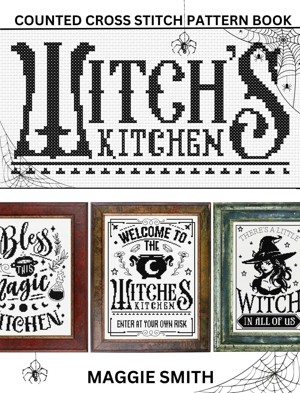 Witch's Kitchen  Counted Cross Stitch Pattern Book