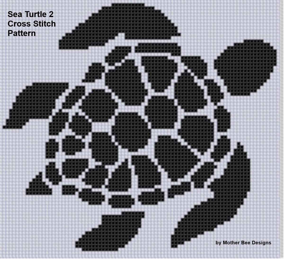 Sea Turtle by AustinThreadCrafts cross stitch pattern 