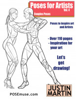 Poses for Artists - Our website is www.posemuse.com. Pose compilation pdf  downloads on