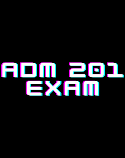 ADM-201テストサンプル問題