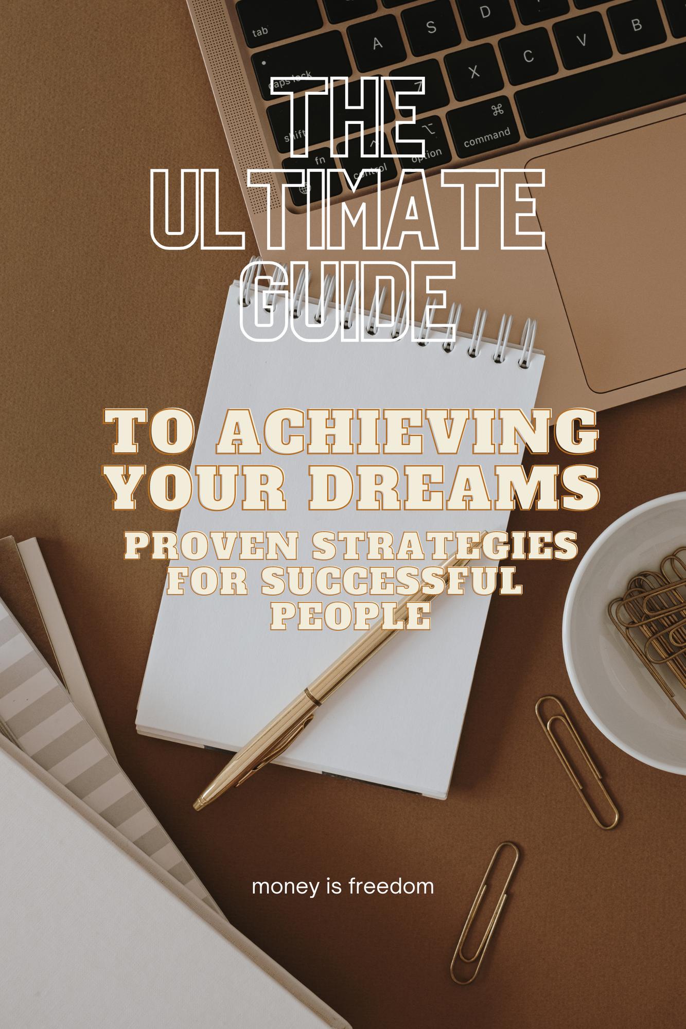 Ultrathots: The Key To Achieving Your Dreams - ecaymar